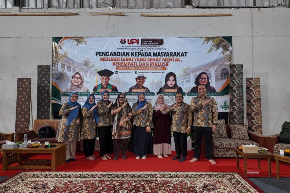 “Perkuat Peran Guru, Prodi Psikologi Pendidikan SPs UPI Gelar PkM di Garut”